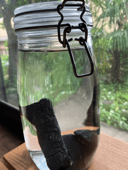 備長炭による浄水