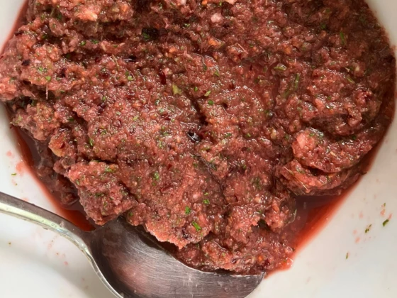 どんぶりいっぱいのスムージー
